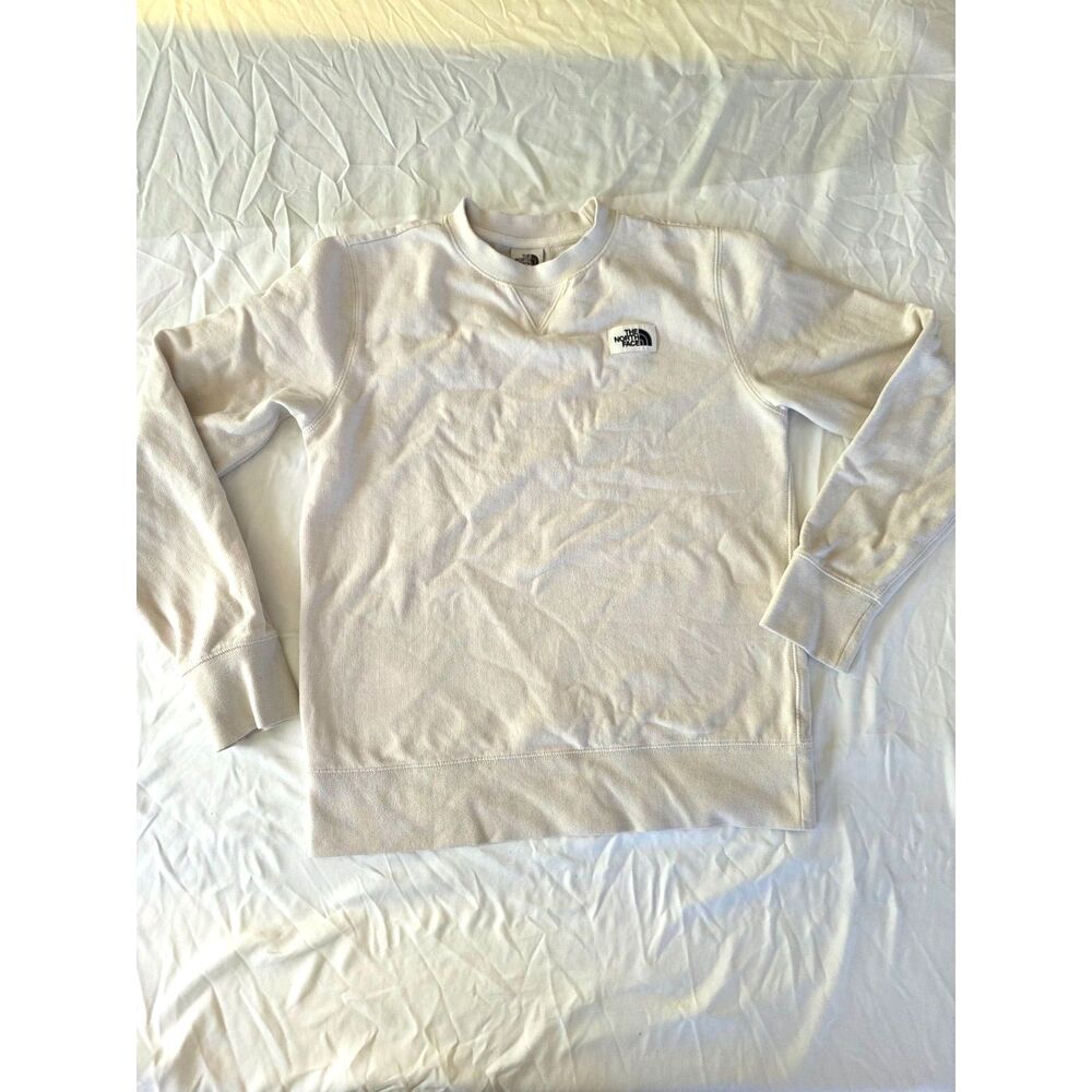 The North Face Women's Cream / Off-White Crewneck Sweatshirt - Size Medium